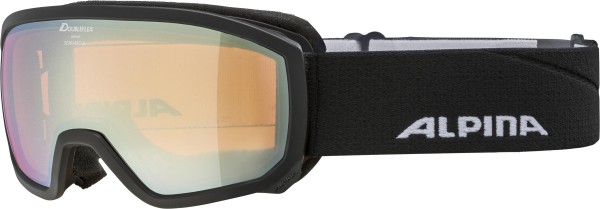 SCARABEO JR Q-LITE Goggle 2025 black matt/gold mirror 