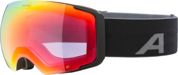 FALERA MAG Q Schneebrille 2026 black matt/red mirror 