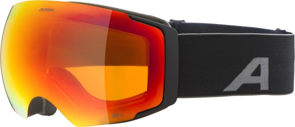 FALERA MAG Q-LITE Schneebrille 2026 black matt/red mirror 