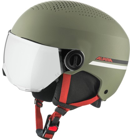 ZUPO VISOR Q-LITE Helm 2025 olive/red matt 