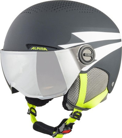 ZUPO JR VISOR Q-LITE Helm 2025 charcoal-neon matt 