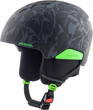 PIZI JR Helm 2024 black-green camo matt 