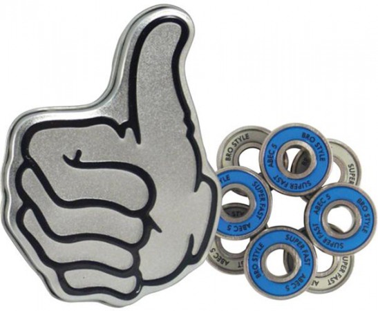 ABEC 5 Kugellager blue/white 