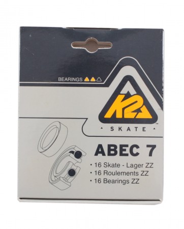 ABEC 7 Kugellager 16er-Pack silver 