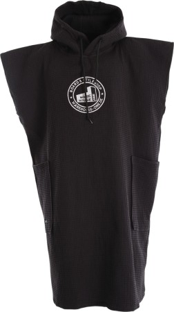 X WH1 CLASSIC LIGHT Poncho black waffle 