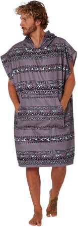 DIGITAL HOODED Poncho 2025 charcoal 