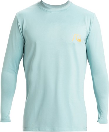 DNA BUBBLE LOGO SURF TEE LS Lycra 2025 light blue denim 