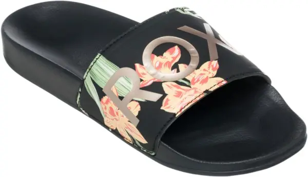 SLIPPY II Sandale 2025 black/green print 