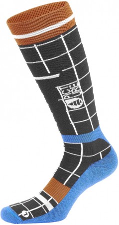 WOOLING Socken 2022 black ripstop/electric blue 