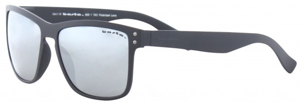 DOTS Sunglasses black/silver mirror polarized 