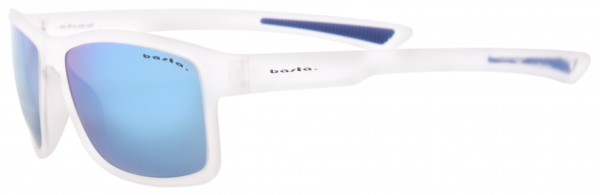 SUMMI Sunglasses clear white/blue mirror 