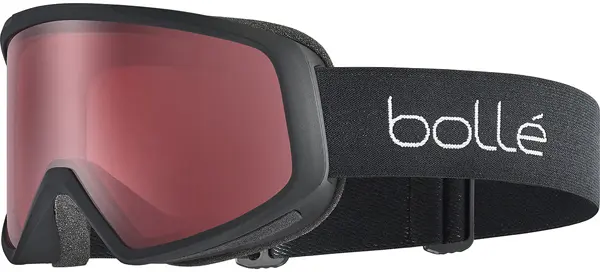 BEDROCK Schneebrille 2026 black matte/vermillon 