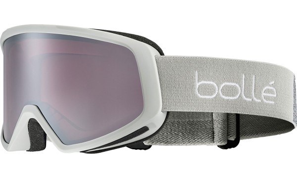 BEDROCK PLUS Schneebrille 2025 lightest grey matte/vermillon gun 