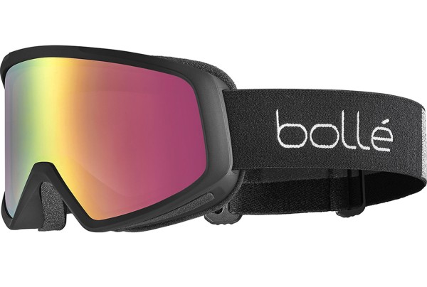 BEDROCK PLUS Schneebrille 2025 black matte/rose gold 