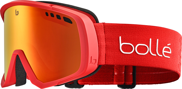MAMMOTH Schneebrille 2025 red matte/sunrise 