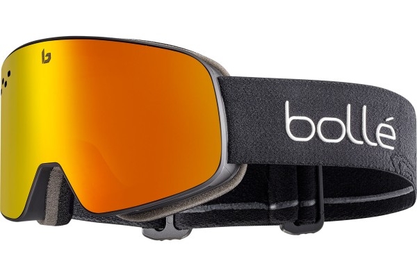 NEVADA Schneebrille 2025 black matte/sunrise 