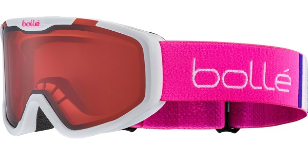 ROCKET Goggle 2025 white pink matte/vermillon 