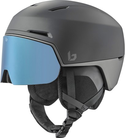 X-FUSION PURE Helm 2026 mineral black matte/brown blue 