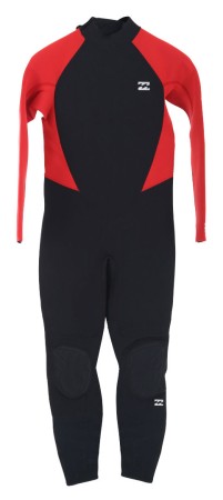 INTRUDER BOYS 3/2 BACK ZIP Full Suit 2022 red 