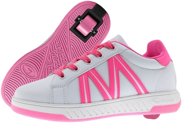 2191831 Schuh mit Rollen white/pink 