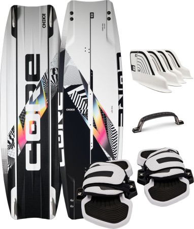 CHOICE 6 136x41 Test Kiteboard inkl. UNION PRO 5 Pads + Straps 