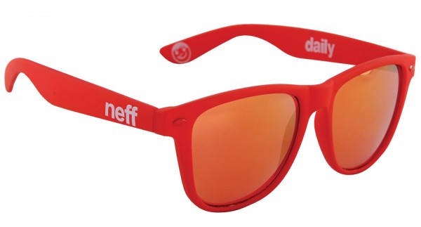 DAILY Sonnenbrille red soft touch 
