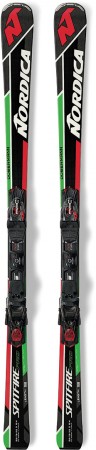 DOBERMANN SPITFIRE PRO EVO Ski 2018 black/green incl. N PRO P.R. EVO black/red 