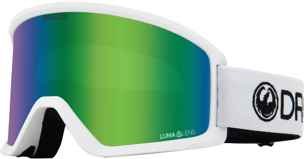 DX3 Schneebrille 2026 white/lumalens green ion 