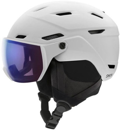 SURVEY Helmet 2025 matte white/chromapop photochromic rose flash 