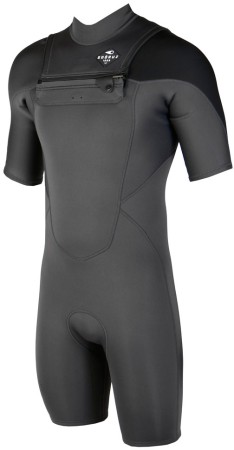 FLY 2/2 CHEST ZIP Shorty 2024 grey 
