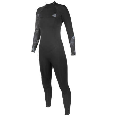 SoÖruz DIVINE OYSTERPRENE 5/4/3 BACK ZIP Full Suit black | Warehouse One