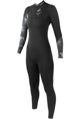 DIVINE OYSTERPRENE 4/3 FRONT ZIP Full Suit 2024 black 