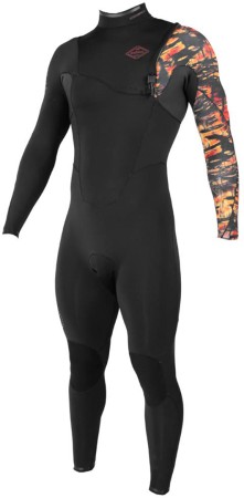 FIGHTER OYSTERPRENE 2/2 ZIP FREE Full Suit 2024 black 