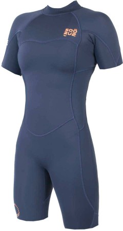 FLY OYSTERPRENE WOMEN 2/2 BACK ZIP Shorty 2025 navy 