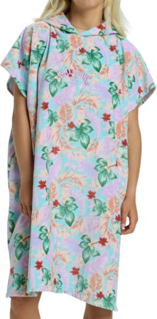 WOMENS HOODED TOWEL Poncho 2025 coastal blue 