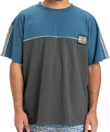 GLOBAL HEAT COLORBLOCK T-Shirt 2025 dark shadow 