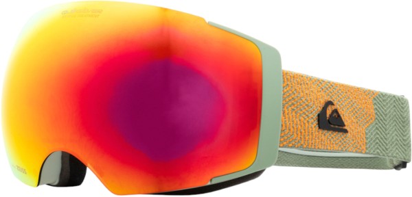 GREENWOOD Schneebrille 2025 sea spray/clux red mirror 