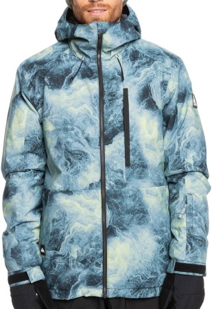 MISSION PRINTED Jacket 2025 space stone celery green 