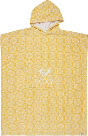STAY MAGICAL PRINTED Poncho 2025 banana cream tropical tile 