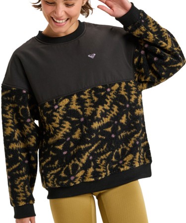 WAVES OF WARMTH CREW NECK Fleece 2026 true black 