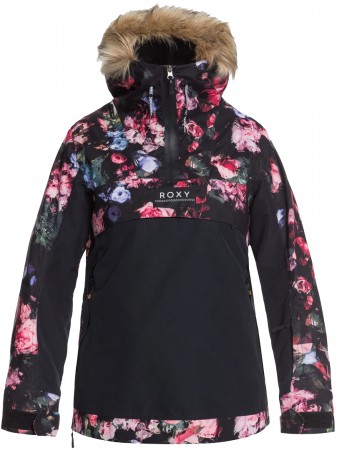 SHELTER Jacke 2021 true black blooming party 
