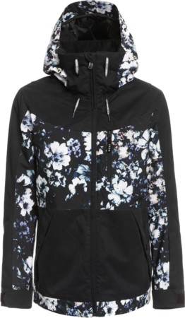 PRESENCE PARKA Jacket 2023 true black black flowers 