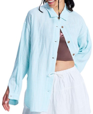 MORNING SHINE STRIPE Hemd 2026 washed blue 