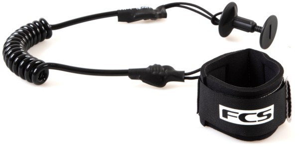 CLASSIC Bodyboard Leash 2023 black/white 