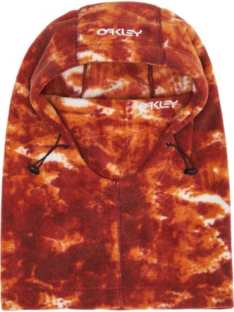 PRINTED PILE BALACLAVA 2025 oxidation print red 