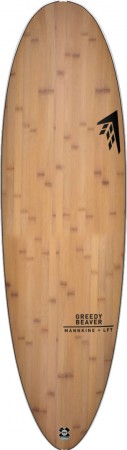 GREEDY BEAVER LFT Surfboard bamboo 