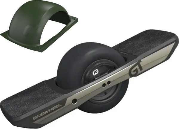 ONEWHEEL GT SLICK TIRE black incl. FENDER KIT dark olive 
