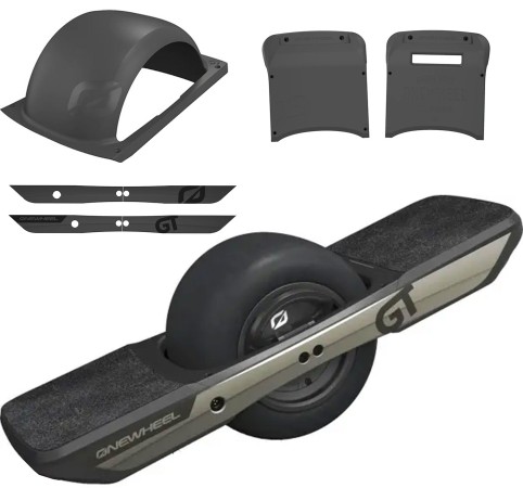 ONEWHEEL GT SLICK TIRE black incl. FENDER KIT jewel grey 