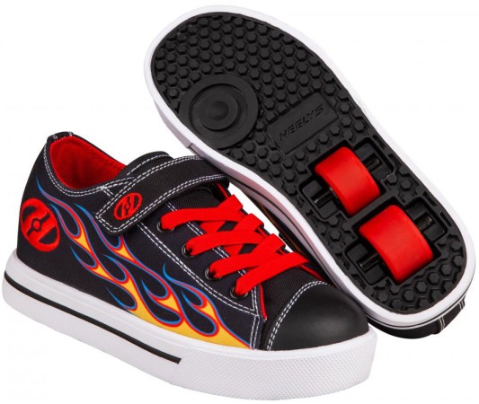 SNAZZY X2 Shoe 2024 black/yellow/red flame 