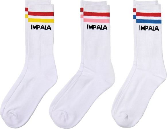 STRIPE Socken 3er Pack white 